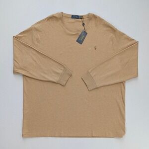 NWT Polo Ralph Lauren 3XB Camel Long Sleeve Tee